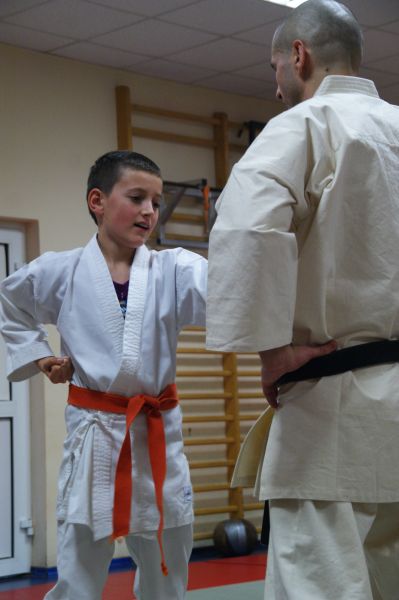 Trening Ząbkowickiego Klubu Karate Kyokushin  