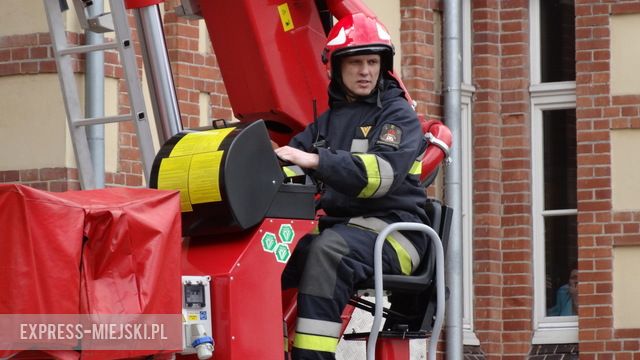 Pożar w ząbkowickim szpitalu - ćwiczenia straży pożarnej