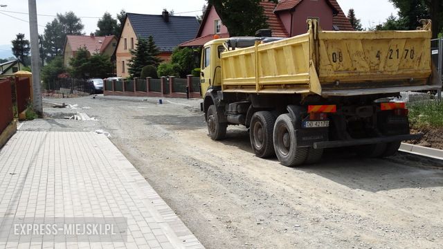 Postępy prac przy ul. Staszica