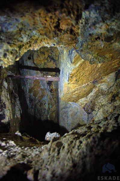 Wnętrze nowo odkrytej kopalni w Srebrnej Górze