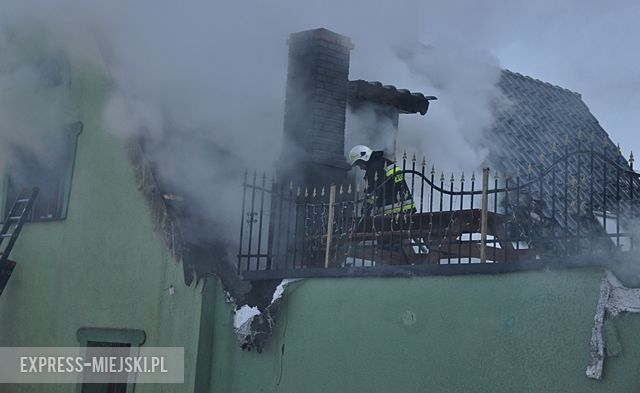 Pożar budynku mieszkalnego w Grodziszczu