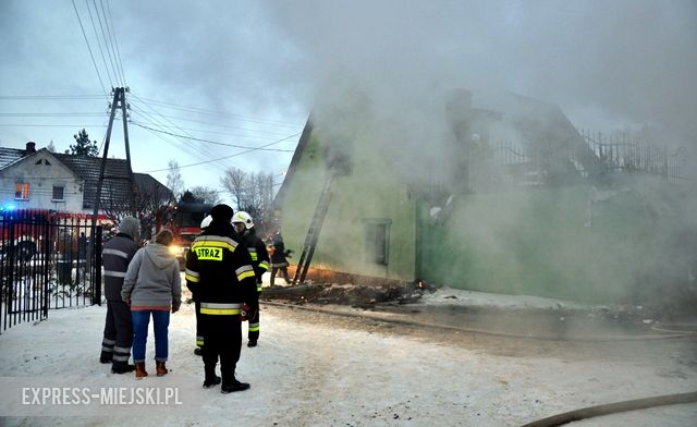 Pożar budynku mieszkalnego w Grodziszczu