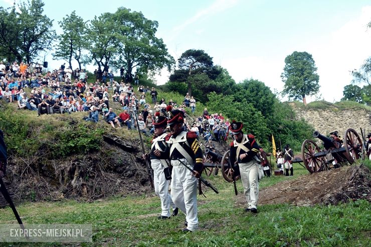 Rekonstrukcja bitwy z 1807 roku na Twierdzy Srebrna Góra