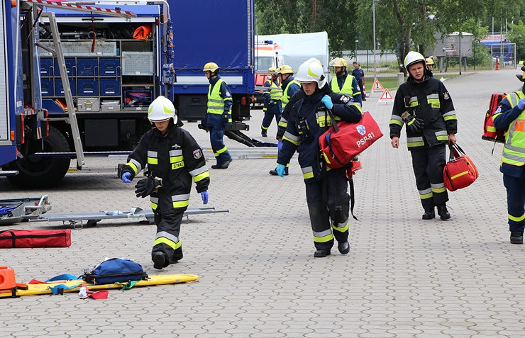 Strażacy-ochotnicy z gminy Stoszowice szkolili się w Niemczech