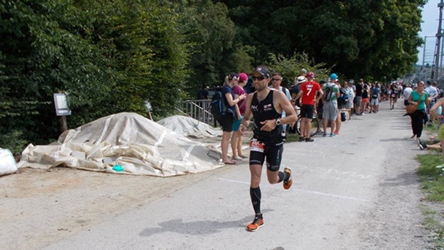 Wojciech Ptak wziął udział w zawodach triathlonowych Ironman w Zurichu