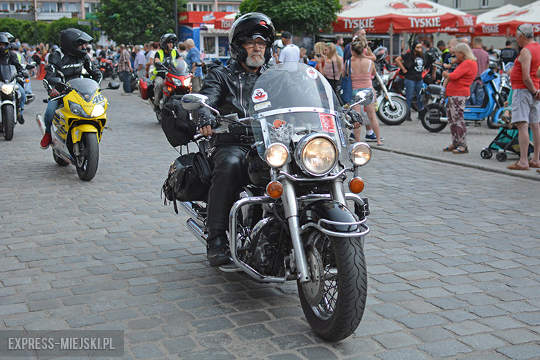 Parada motocyklowa ulicami Ząbkowic Śląskich
