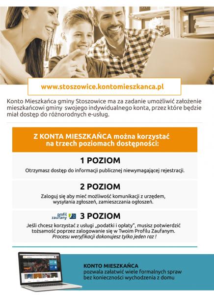 Załóż konto mieszkańca gminy Stoszowice i skorzystaj z dodatkowych możliwości