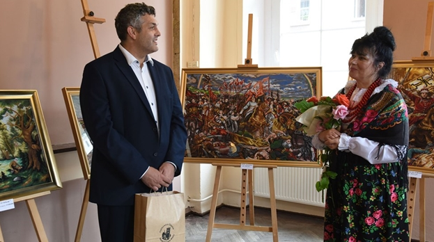 Wystawa Agnieszki Gaik pt. „Obrazy igłą malowane” w Ząbkowickim Ośrodku Kultury