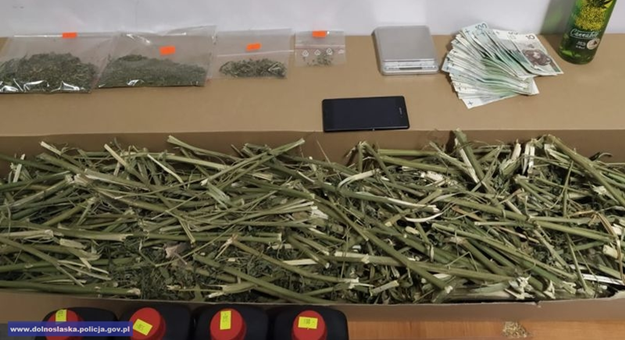 Policjanci zabezpieczyli ponad 10 tys. porcji narkotyków oraz 4 kg czarnego prochu