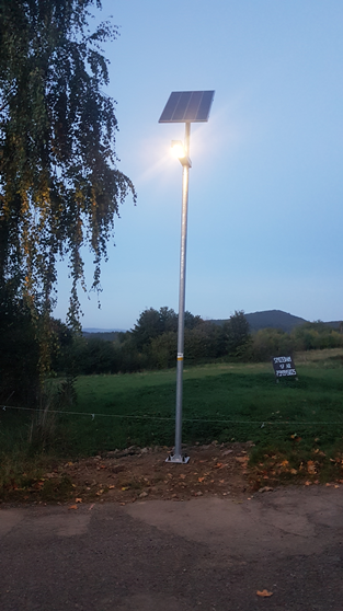 Zakończył się drugi etap zakupu i montażu lamp w sołectwach gminy Bardo