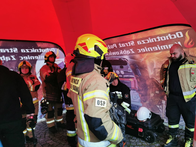 Strażacy-ochotnicy z Kamieńca Ząbkowickiego szkolili swoje umiejętności
