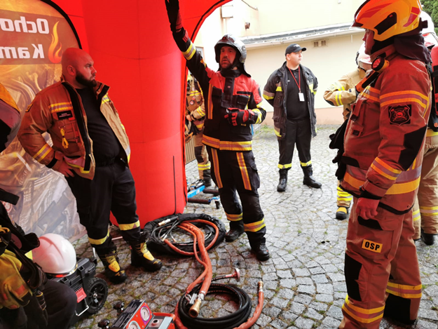 Strażacy-ochotnicy z Kamieńca Ząbkowickiego szkolili swoje umiejętności