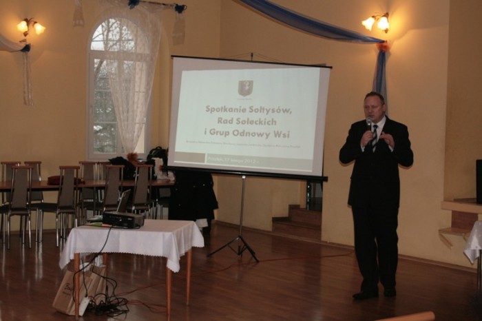 Spotkanie Burmistrza z Sołtysami, Radami Sołeckimi i Grupami Odnowy Wsi