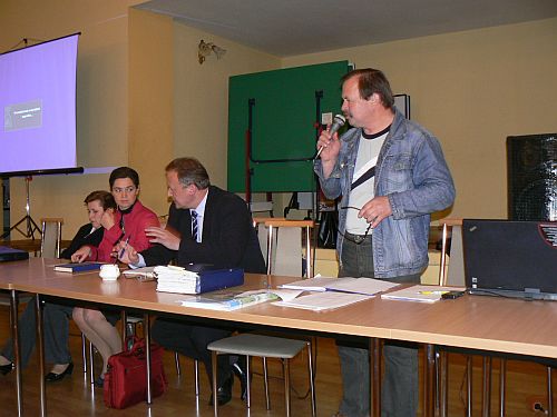 Spotkanie burmistrza z mieszkańcami Przyłęku