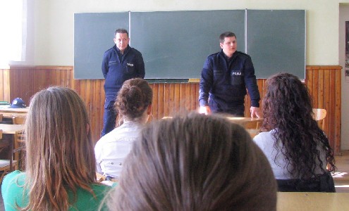 Spotkania z policjantami w ZSO Ziębice