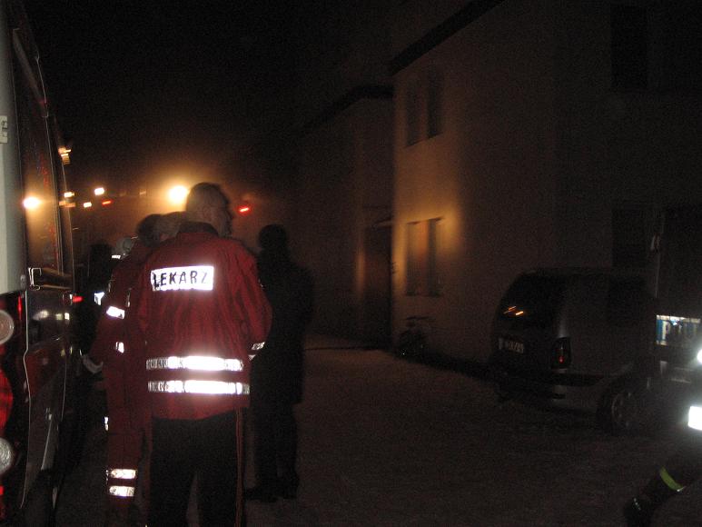 Pożar piwnicy w bloku przy ul. Legnickiej 