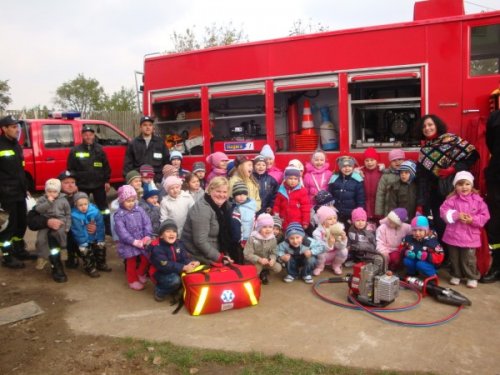 Przedszkolaki z wizytą u strażaków z OSP Przyłęk