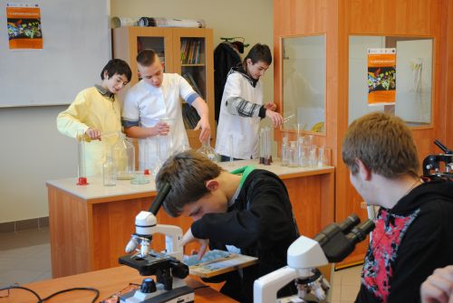 Uczniowie Gimnazjum w Przyłęku wykorzystują swoja szansę