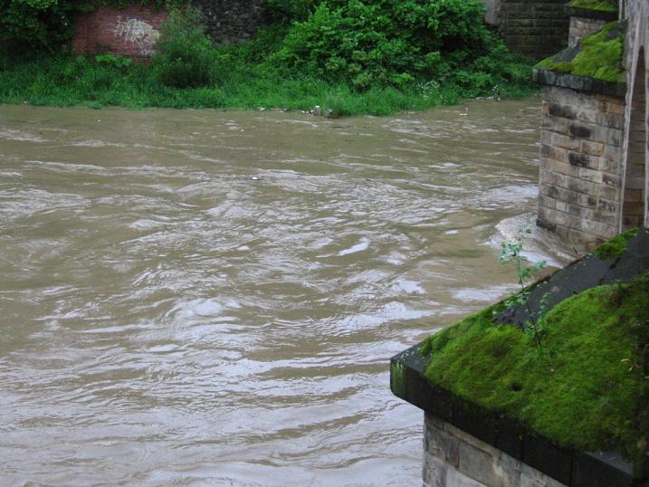 Stan wody w rzece w Bardzie