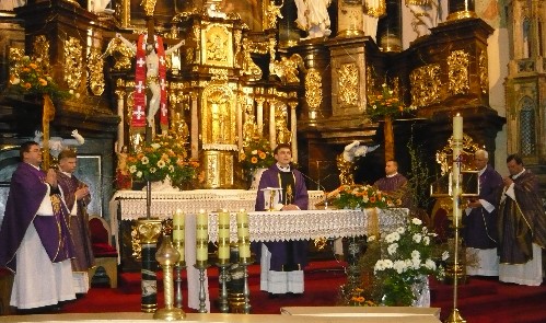 Msza św. w Ziębicach w intencji ofiar katastrofy