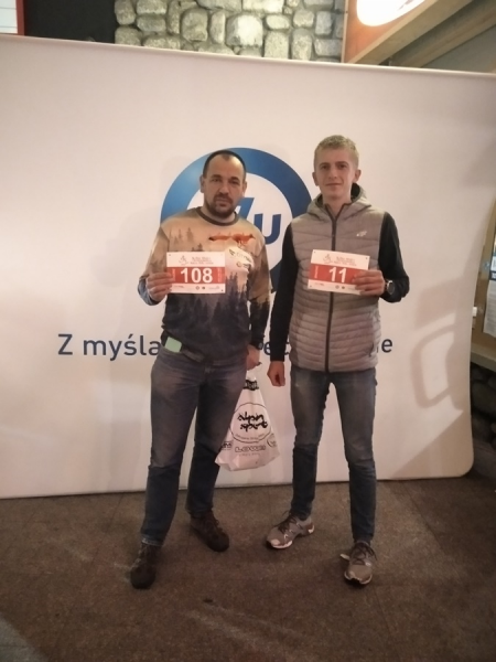 Maciej Błauciak z medalem Mistrzostw Polski w Skyruning'u