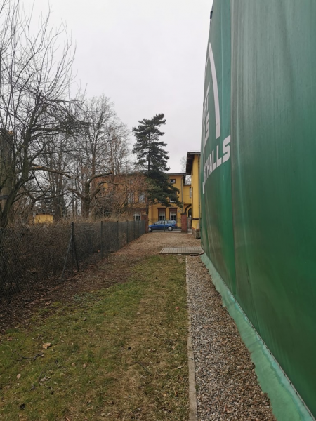 Trwa modernizacja hali namiotowej w Kamieńcu Ząbkowickim