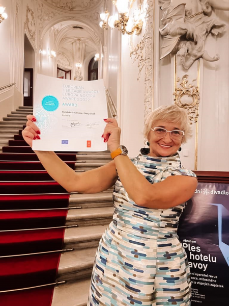 Elżbieta Szumska z Kopalni Złota z prestiżową europejską nagrodą w plebiscycie Europa Nostra 