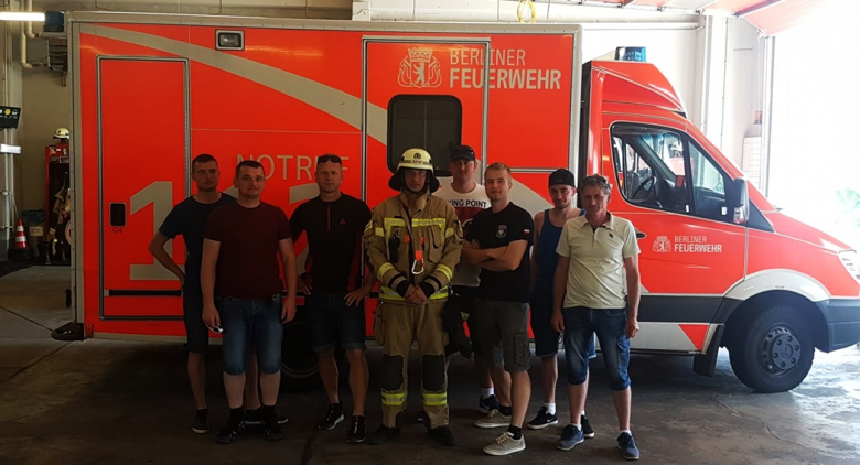 Strażacy-ochotnicy z gminy Stoszowice szkolili się w Berlinie