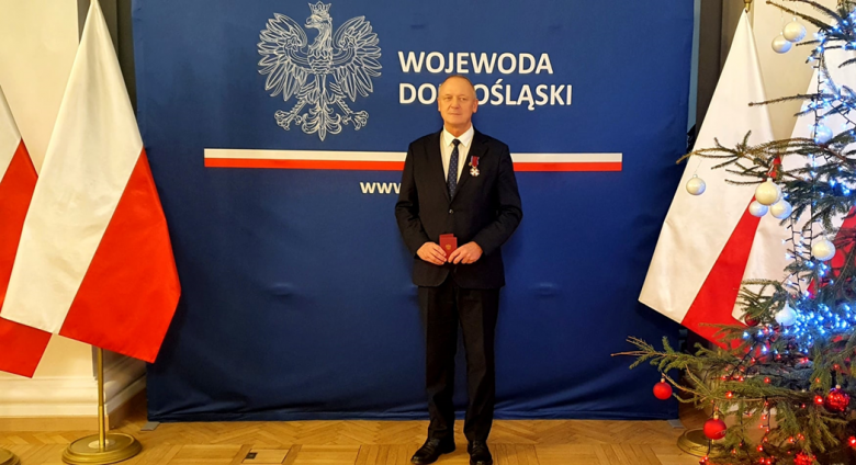 Srebrny Krzyż Zasługi dla burmistrza Krzysztofa Żegańskiego