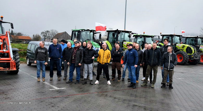 Protest rolników na krajowej ósemce