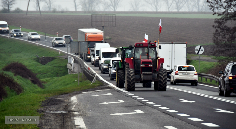 Trwa protest rolników z powiatu ząbkowickiego