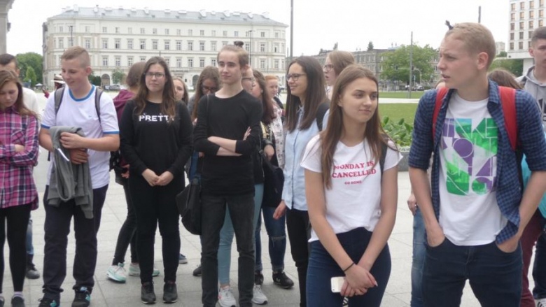 Wizyta gimnazjalistów z Ciepłowód w Warszawie