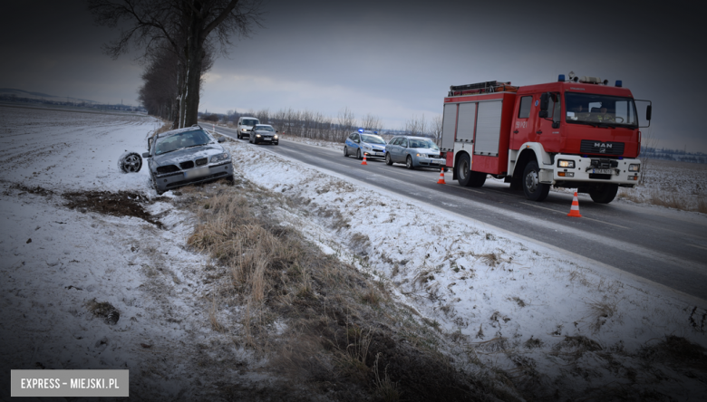 Zderzenie BMW i Citroena w Stoszowicach