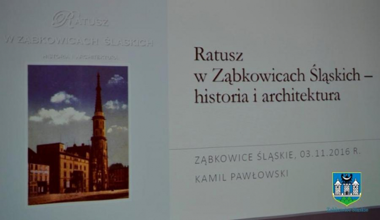 Promocja książki Kamila Pawłowskiego o ząbkowickim ratuszu