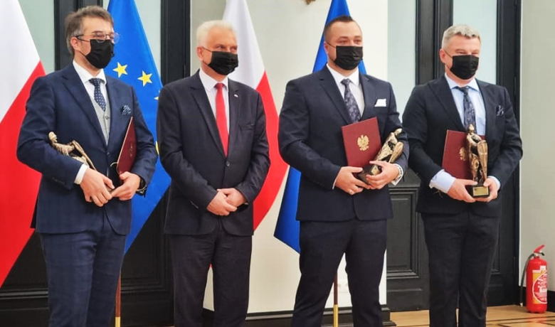 Łukasz Moskal z nagrodą Ministra Zdrowia im. bł Gerarda za zasługi dla ratownictwa medycznego