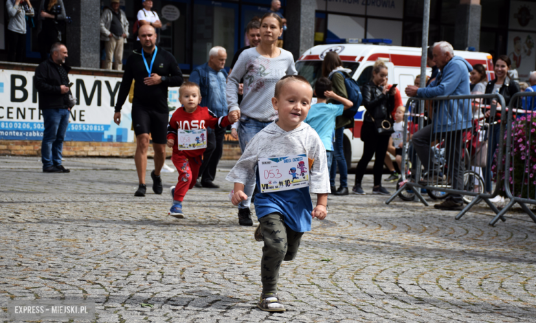 Bieg dla dzieci podczas VII edycji Ząbkowickiej Dychy