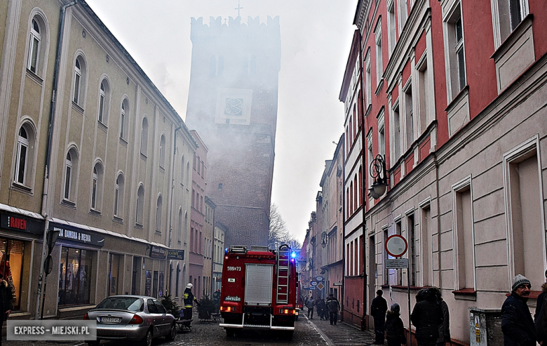 Pożar przewodu kominowego przy ul. św. Wojciecha