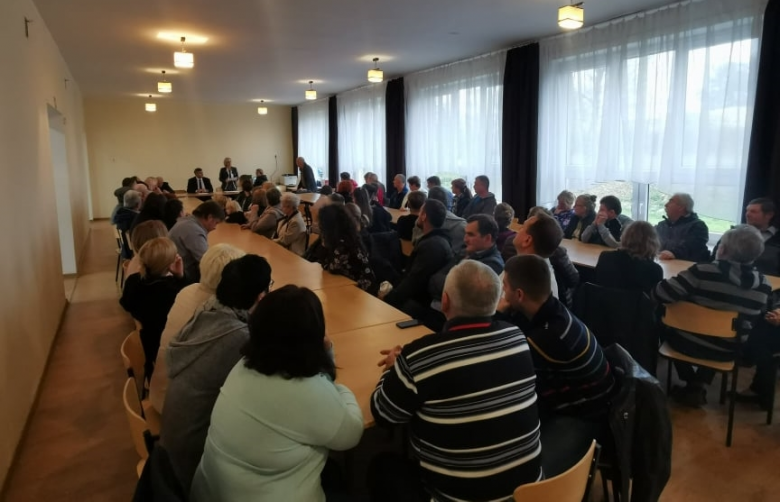 Zebranie wiejskie w Brodziszowie, podczas którego wybrano nową radę sołecką