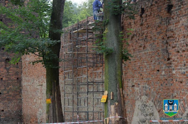Zabezpieczanie murów miejskich w Ząbkowicach Śląskich