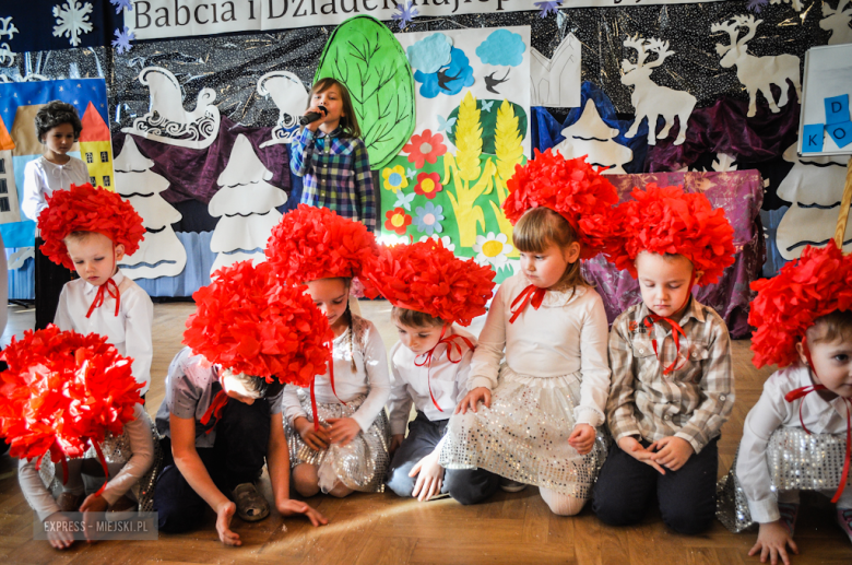 Dzieciaki z Zespołu Przedszkolno-Szkolnego w Stolcu wystąpiły przed babciami i dziadkami
