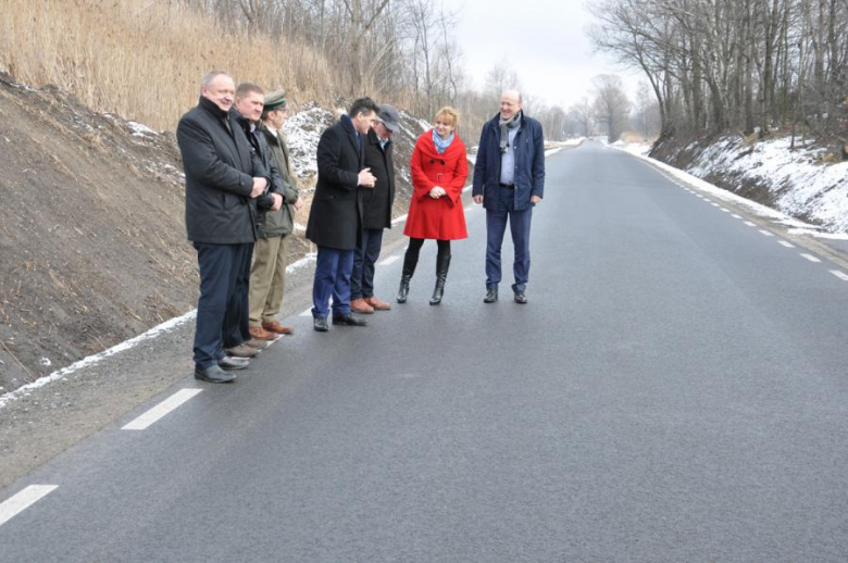 Nowy most i nowa droga z Przyłęku do Ożar