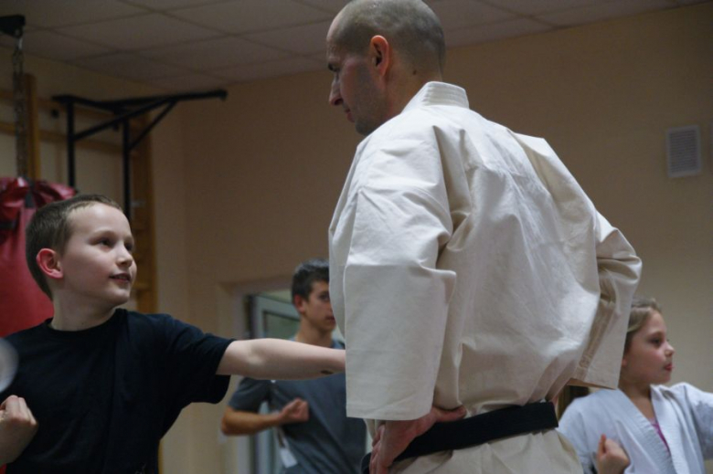 Trening Ząbkowickiego Klubu Karate Kyokushin  