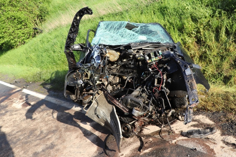 	Poważny wypadek na drodze krajowej nr 46 w Mąkolnie