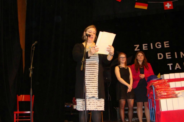 Gimnazjaliści na konkursie języka niemieckiego