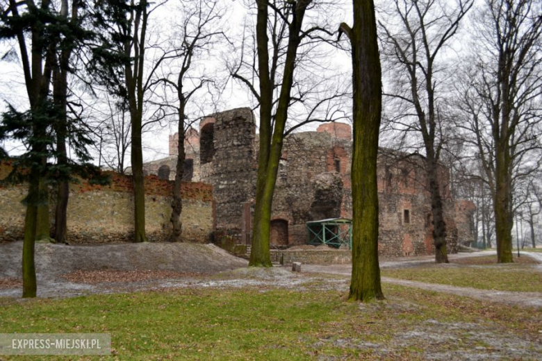 Ruiny ząbkowickiego zamku w obiektywie