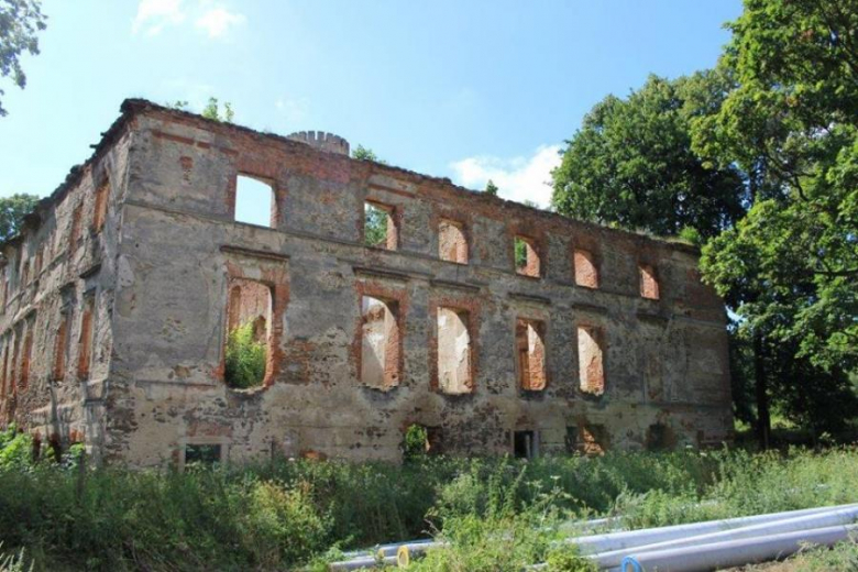 Ruiny pałacu w Rudnicy