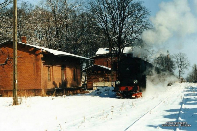 Przedostatni pociąg pasażerski wtoczył się na stację w Złotym Stoku w 1996 r.