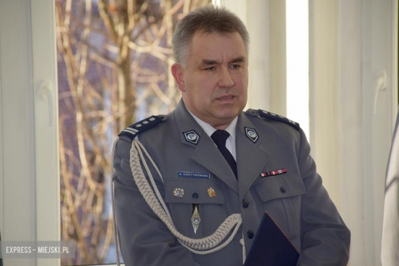 Pożegnanie insp. mgr Arkadiusza Szmytkowskiego - komendanta Komendy Powiatowej Policji w Ząbkowicach Śląskich