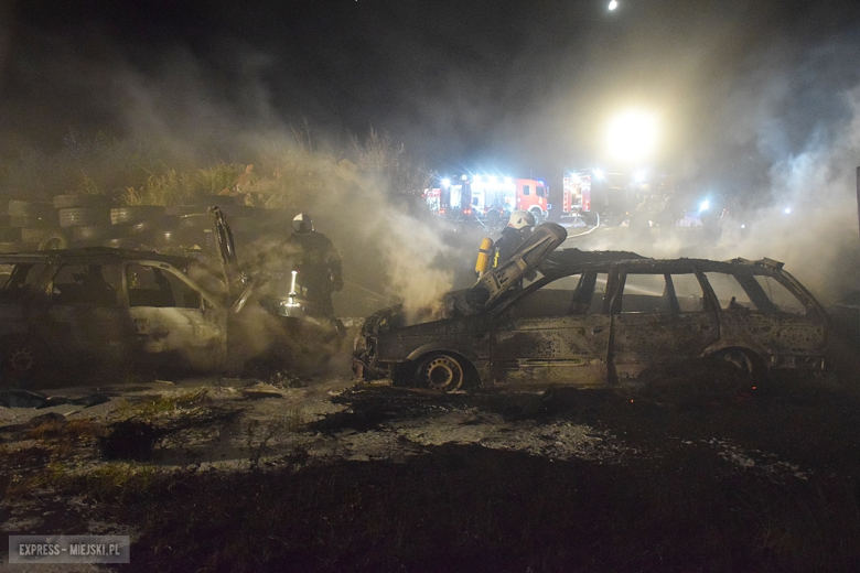 Pożar na terenie jednego z zakładów w Szklarach