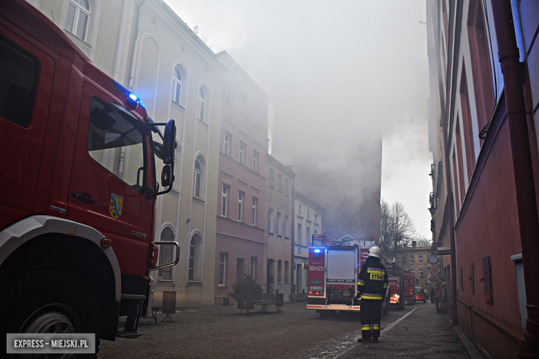 Pożar przewodu kominowego przy ul. św. Wojciecha